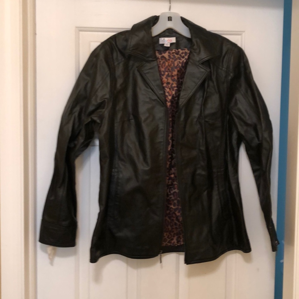 New Leather Jacket - no tags Size M
